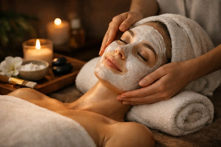 Spa facial para una piel radiante y descansada