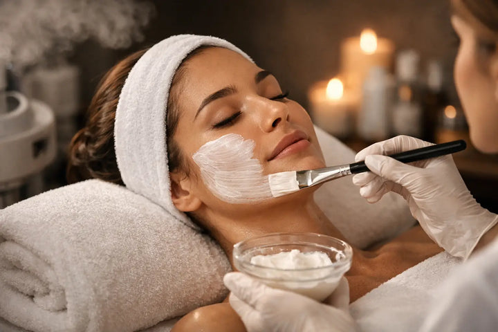 Reseña facial profesional para una piel renovada