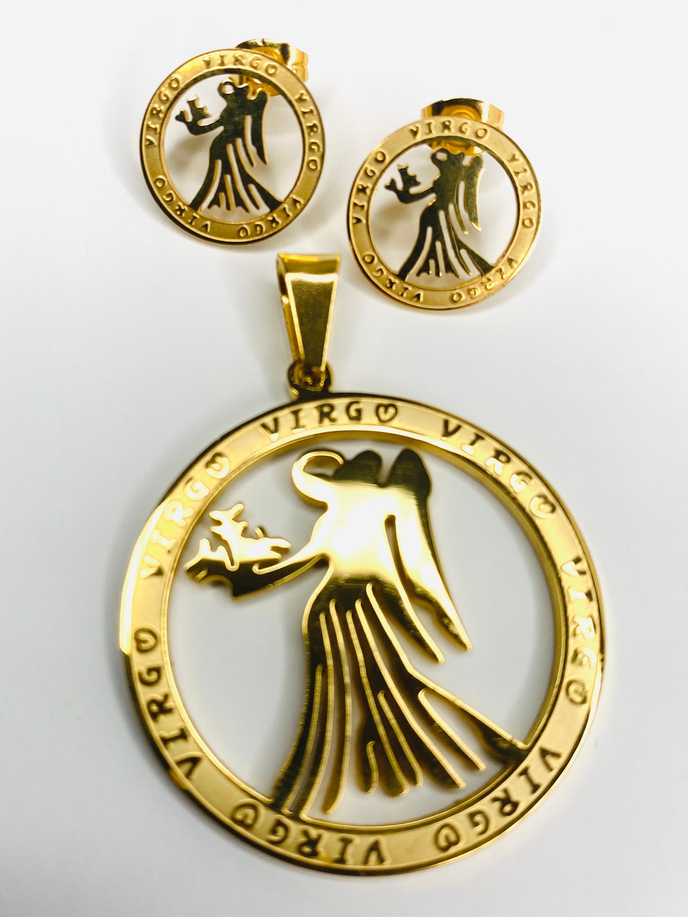 ZODIAC SIGN PENDANT &amp; EARINGS