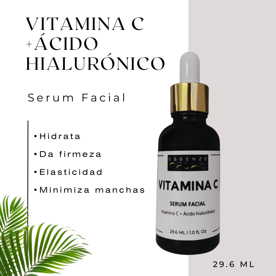 Sérum Facial Vitamina C + Ácido Hialurónico / Vitamina C + Ácido Hialurónico