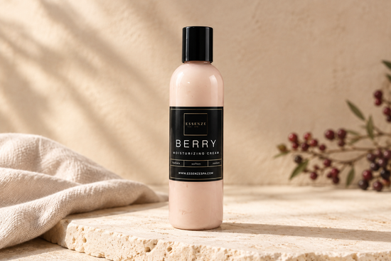 Crema Berry con fondo boho