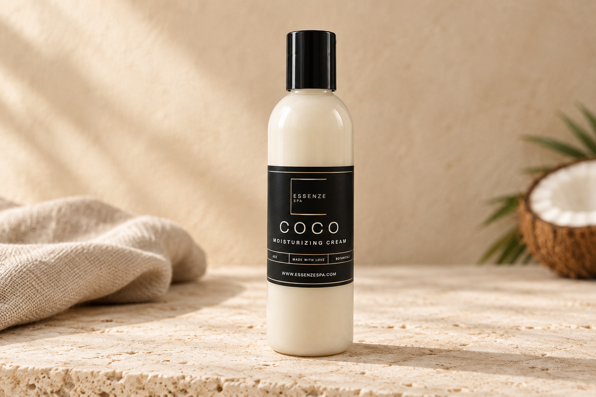 Crema Coco con fondo boho
