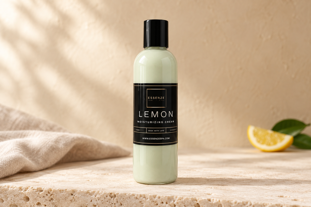 Crema Lemon con fondo boho